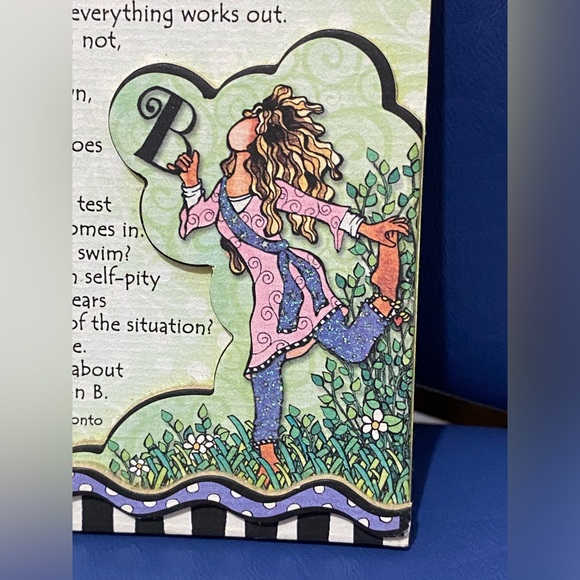 Blue Mountain Arts “Life is all about How You Handle Plan B” magnet w/easel back - Picture 6 of 11